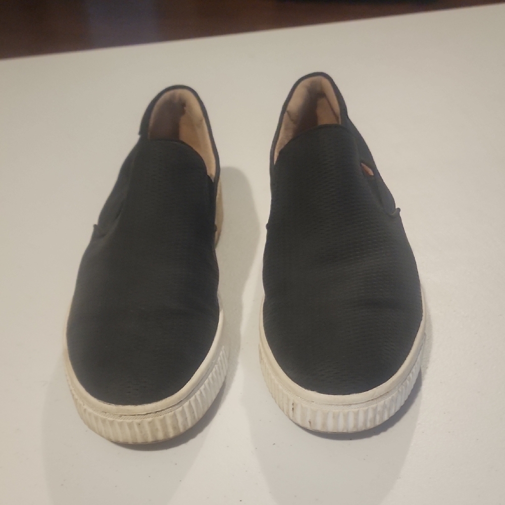 Men's Black Slip-On Shoes
